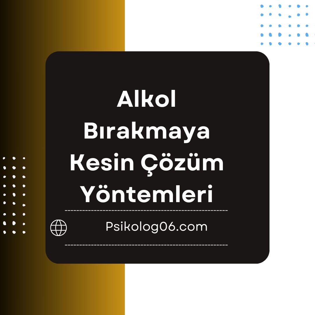 Alkol Bırakmaya Kesin Çözüm